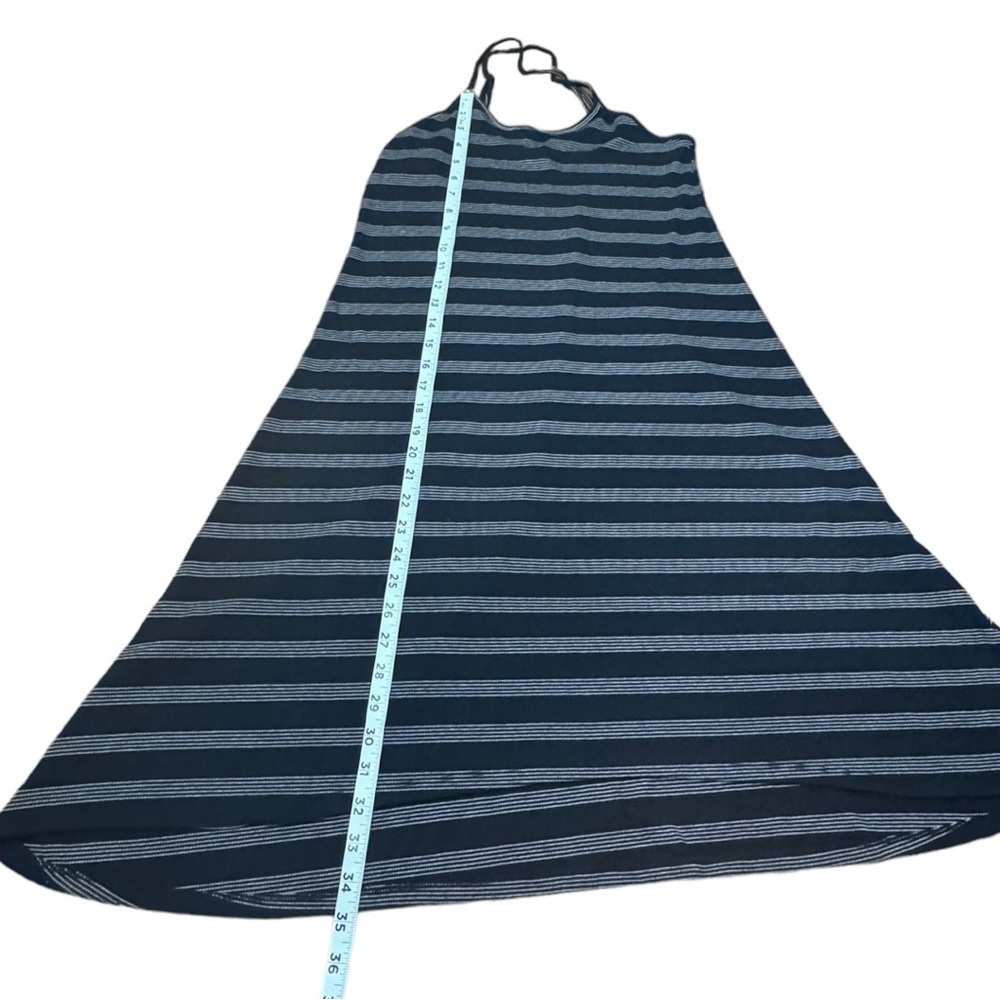 Maurices Spaghetti Strap Black Striped Dress High Low Women’s Size M - Picture 6 of 10